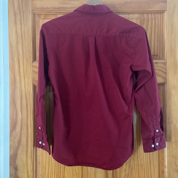 Arrow Shirts & Tops Arrow Button Down Shirt Deep Red Burgundy Color